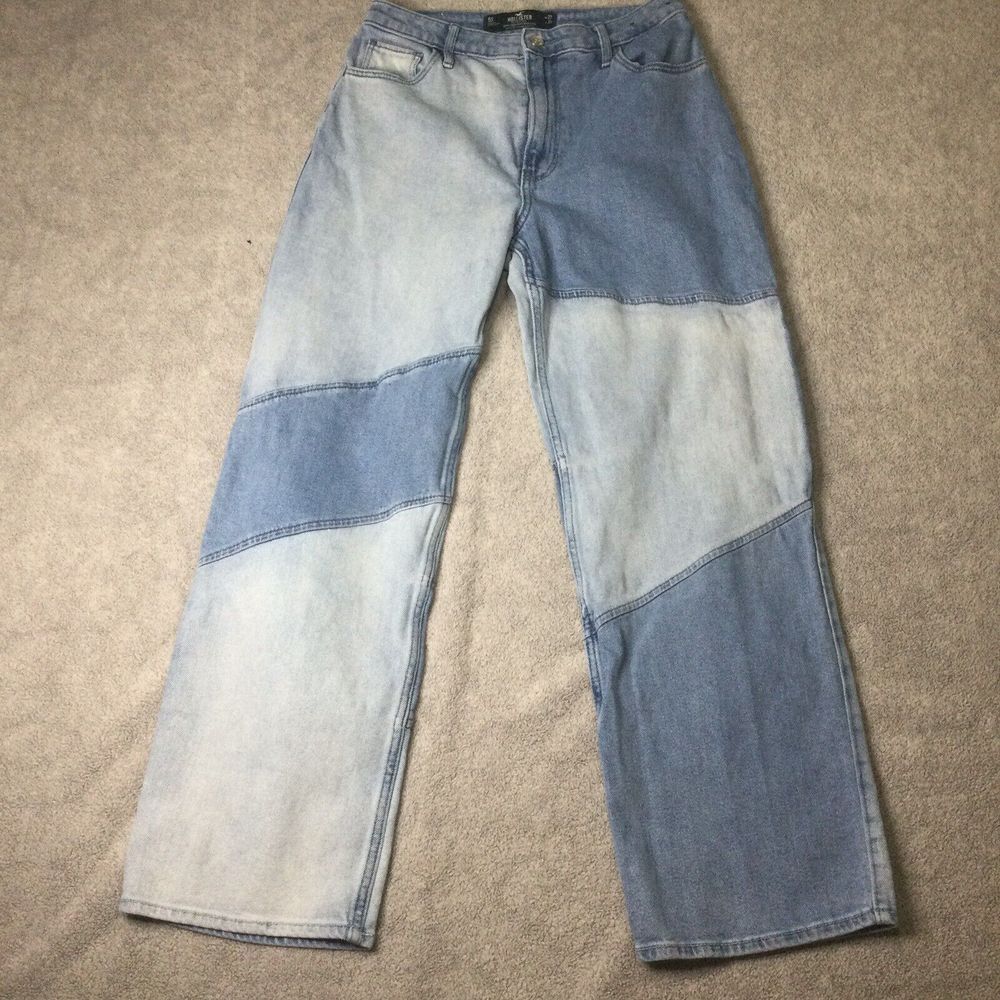 Hollister Women's‎ Ultra High-Rise Patchwork Mom Jeans 27x29